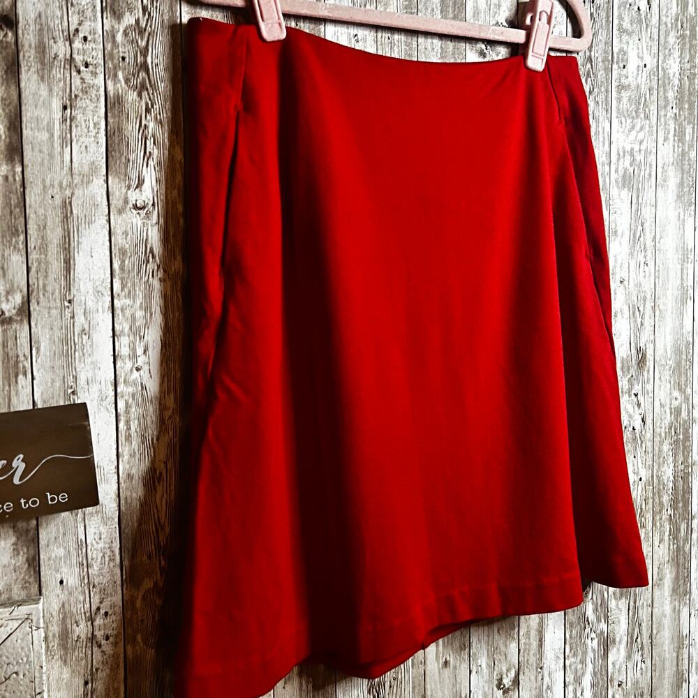 Cabi Red A-Line Skirt – Style #3219 –‎ Size 8